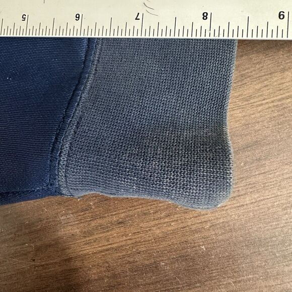 Nike VTG 90s Silver Tag Blue Stripe Spellout Track Jacket Full Zip Mens L - Picture 11 of 11